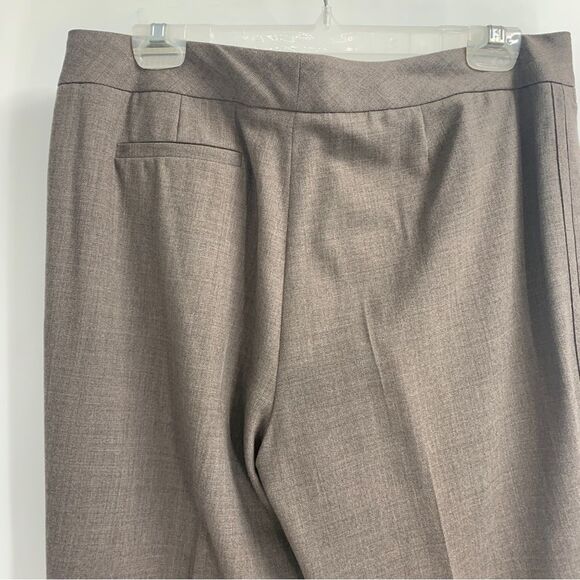 Ann Taylor Petites Size 12 Light Brown Lined Wool Trousers Career Wear - Picture 7 of 12